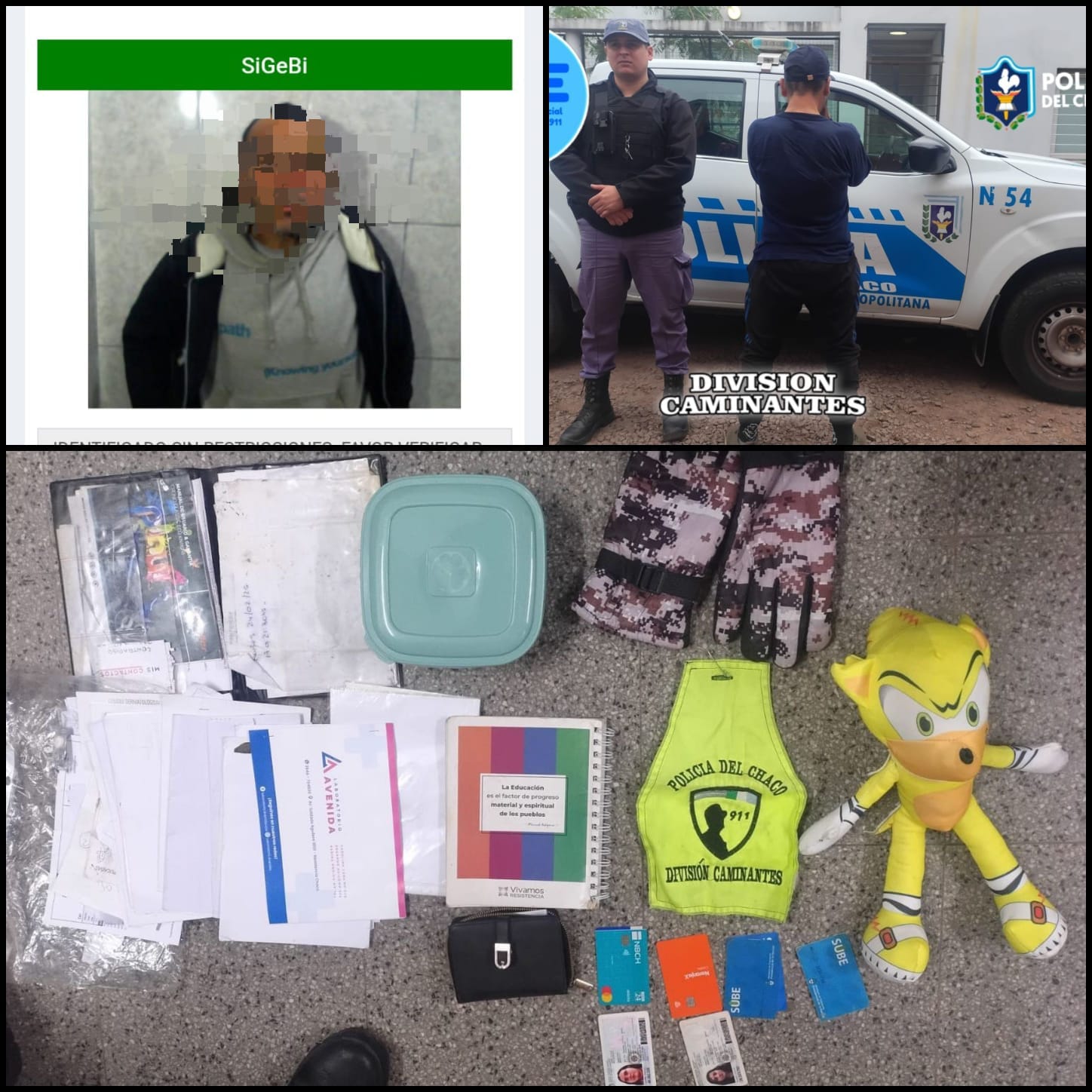 DIVISARON Y DEMORARON A UN CIUDADANO EN ZONA CENTRICA.