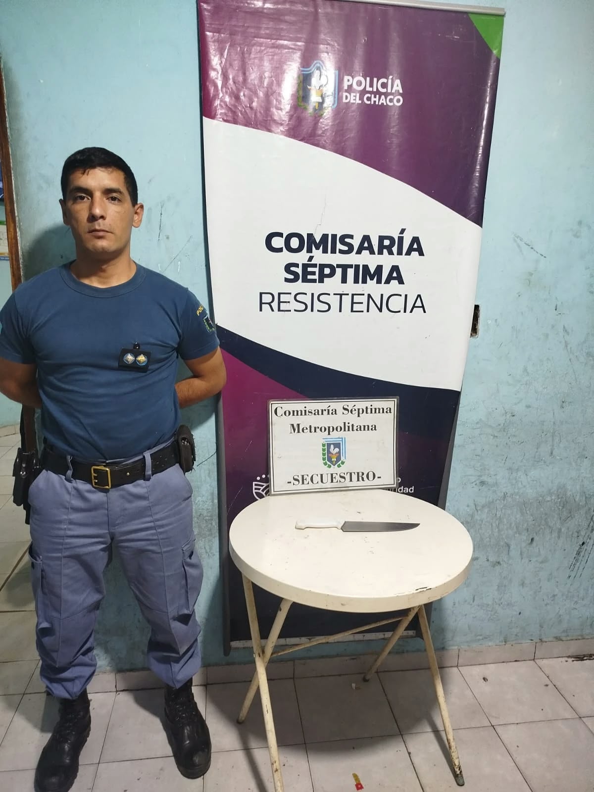 APREHENDIERON A UN HOMBRE TRAS AGREDIR A SU PAREJA Y AMENAZAR CON UN CUCHILLO.