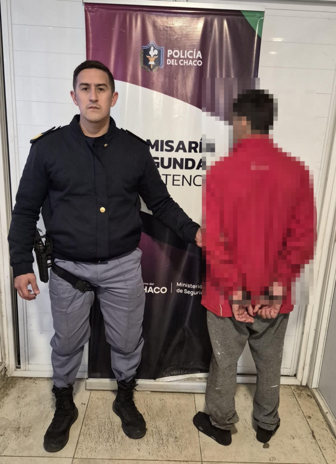 TRABAJO CONJUNTO PERMITIÓ LA CAPTURA DEL PRESUNTO AUTOR DE UN ASALTO A MANO ARMADA.